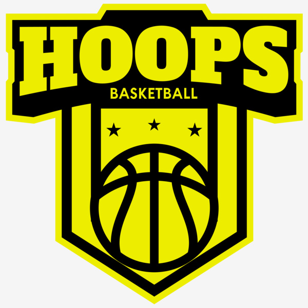 Hoops Basketball logo template 04 Thumbnail